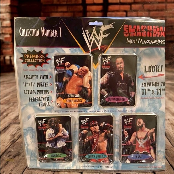 VINTAGE 1999 WWF SmashMag Mini Magazine Collection #1 - Picture 1 of 8
